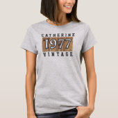 1977 Geboortejaar T-Shirt (Voorkant)