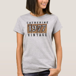 1977 Geboortejaar T-Shirt