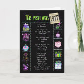 1977 Geboortejaar Trivia Kaart (Voorkant)