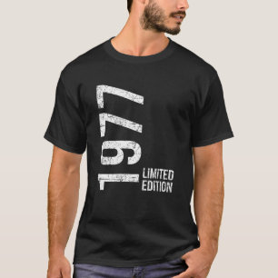 1977 Geboortejaar Wordt 49 Vintage Viering T-shirt