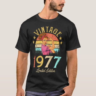 1977 Gemaakt in 1977 45e verjaardag vrouwen 45 jaa T-shirt
