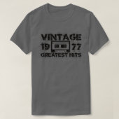 1977 Grootste Hits  Zwart T-shirt (Design voorkant)