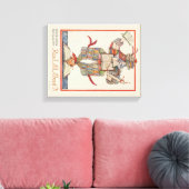 1977 Kinderboekenweek Canvas Afdruk (Insitu (Woonkamer))