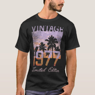 1977 Limited Edition 48 jaar oude geschenken 48t T-shirt