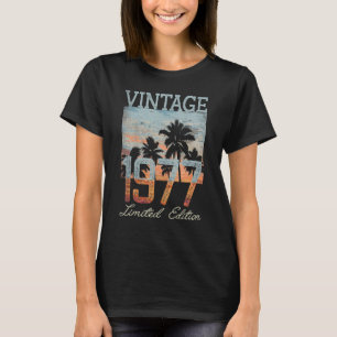 1977 Limited Edition 48 jaar oude geschenken 48t T-shirt