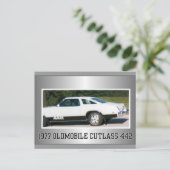 1977 Olds 442 Briefkaart (Staand voorkant)
