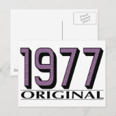 1977 Origineel Briefkaart (Voorkant / Achterkant)