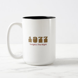 1977 Top Lied, Vanavond Is De Nacht Tweekleurige Koffiemok