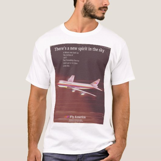 1977 vintage Airliner poster T-shirt (Voorkant)