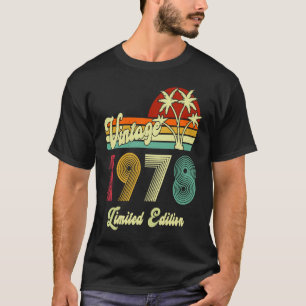 1978 45 jaar oud 45e verjaardag t-shirt