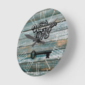 1978  acrylwandklok ronde klok (Hoek)