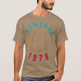  1978 Birthday Limited Edition Guitar Music T-shirt