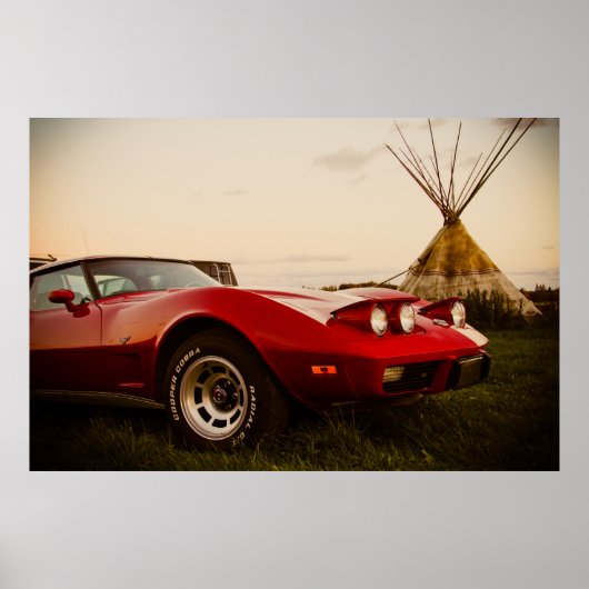 1978 Chevrolet Corvette Poster (Voorkant)