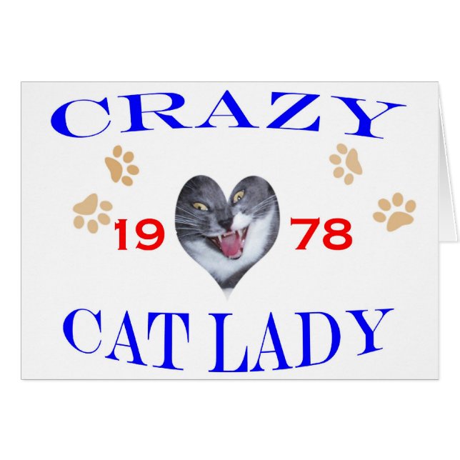 1978 Crazy Cat Lady (Voorkant Horizontaal)