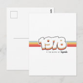 1978 De geboorte van legendes Briefkaart (Voorkant / Achterkant)