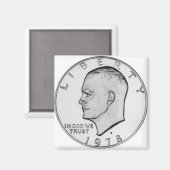 1978 Dollar, Eisenhower, producten Magneet (Voorkant / Achterkant)