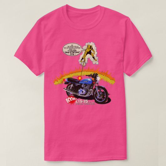 1978 GS 1000  Magazine adverteren T-shirt (Design voorkant)