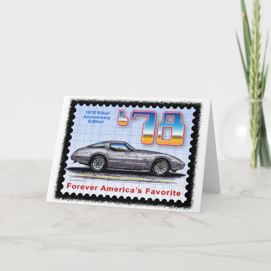 1978 het Zilveren Korvet van de Uitgave van het Kaart (Voorkant)