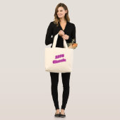 1978 Klassiek Paars Grote Tote Bag (Voorkant (model))