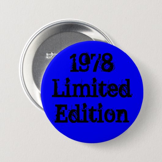 1978 LimitedEdition Ronde Button 7,6 Cm (Voorkant /achterkant)