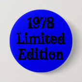 1978 LimitedEdition Ronde Button 7,6 Cm (Voorkant)