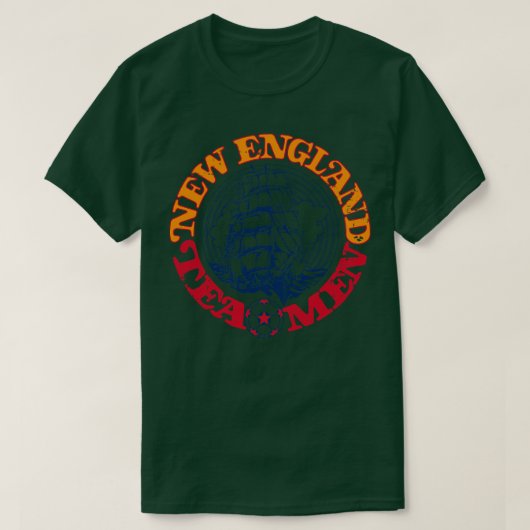1978 New England Tea Mannen  Voetbal T-shirt (Design voorkant)