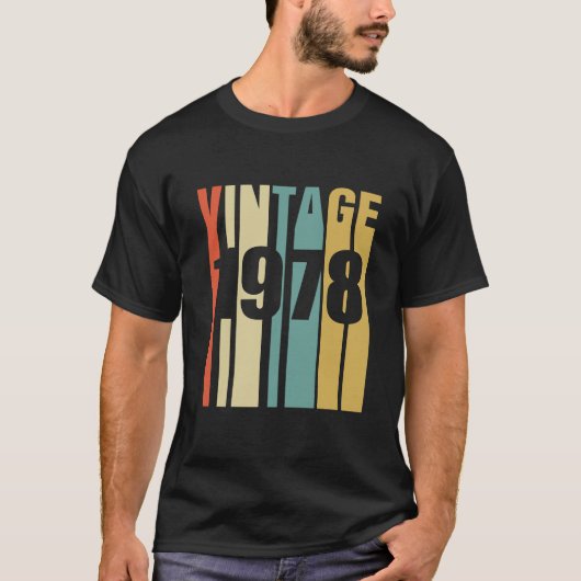  1978 Retro T-shirt (Voorkant)