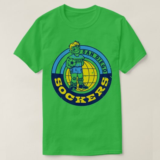 1978 San Diego Sockers T-shirt (Design voorkant)