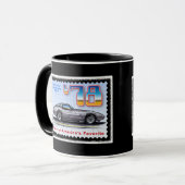 1978 Silver Jubileum Special Edition Corvette Mok (Voorkant links)