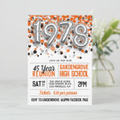 1978 Uitnodiging tot hereniging van de middelbare  (Staand voorkant)