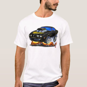 1979-1981 Trans Am Black-Gold-auto T-shirt