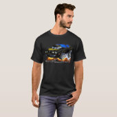 1979-1981 Trans Am Black-Gold-auto T-shirt (Voorkant volledig)