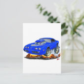 1979-1981 Trans Am Blue-Grey Briefkaart (Staand voorkant)