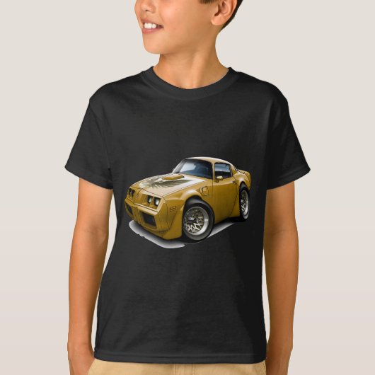 1979-1981 Trans Am Gold Car T-shirt (Voorkant)