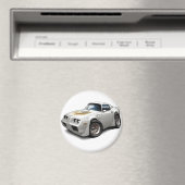 1979-1981 Trans-Am Witte wagen Magneet (Insitu (Vaatwasser))
