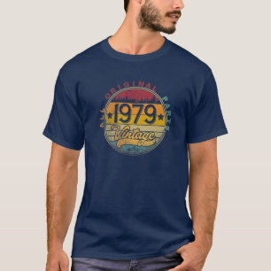 1979 43rd Birthday Gift 43 jaar oude retro T-shirt