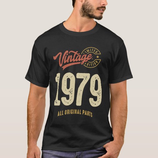  1979 - 44e verjaardag Klassieke Geboren in 1979 T-shirt (Voorkant)