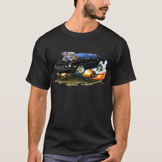 1979-81 Camaro Black Car T-shirt (Voorkant)