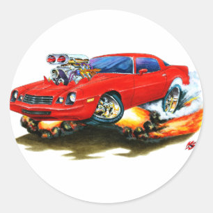 1979-81 Camaro Red Car Ronde Sticker