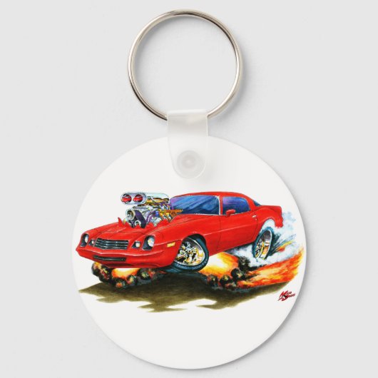 1979-81 Camaro Red Car Sleutelhanger (Voorkant)