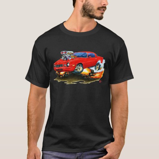 1979-81 Camaro Red Car T-shirt (Voorkant)