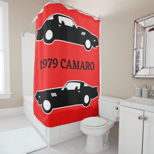 1979 Camaro Muscle Car Shower Curtain Douchegordijn (In situ)