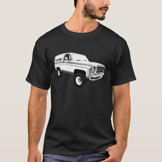 1979 Chevy K5 Blazer T-shirt (Voorkant)