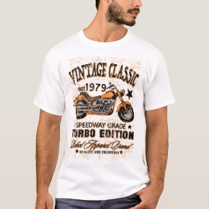 1979  Classic Turbo Edition motorfiets T-shirt