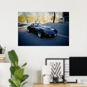 1979 Corvette Klassieke Sportscar Poster (Thuiskantoor)