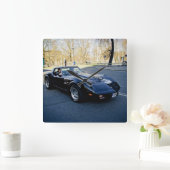 1979 Corvette Klassieke Sportscar Vierkante Klok (Huis)