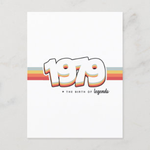 1979 De geboorte van legendes Briefkaart