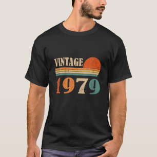1979 Funny 43 jaar oude Kinder Mannen Vrouwen 43R T-shirt