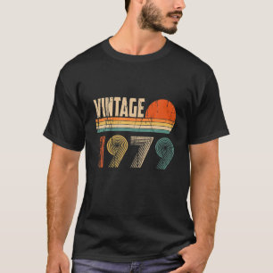  1979 Funny 43 jaar oude Kinder Mannen Vrouwen 43T T-shirt