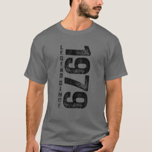 1979 geboorte legend sinds 1979 schenkingen gebore t-shirt